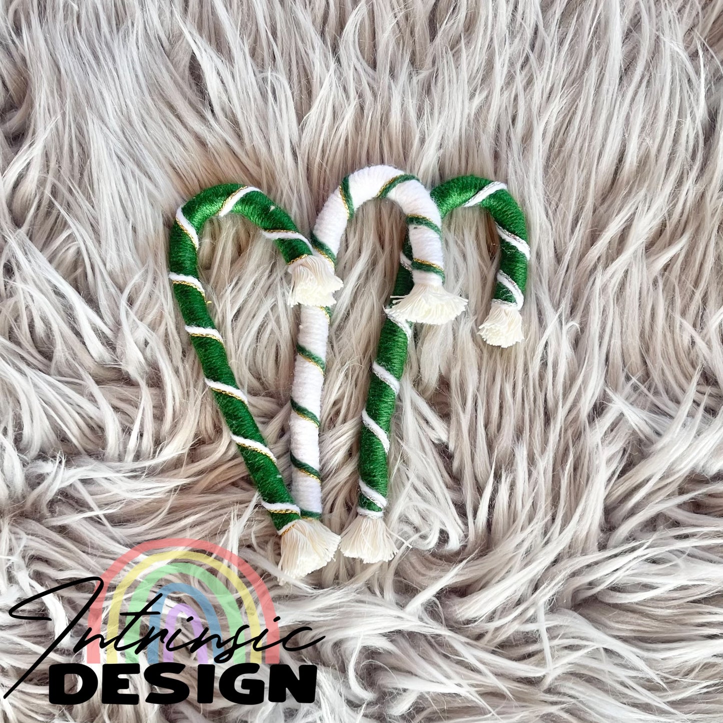 Macrame Candycanes