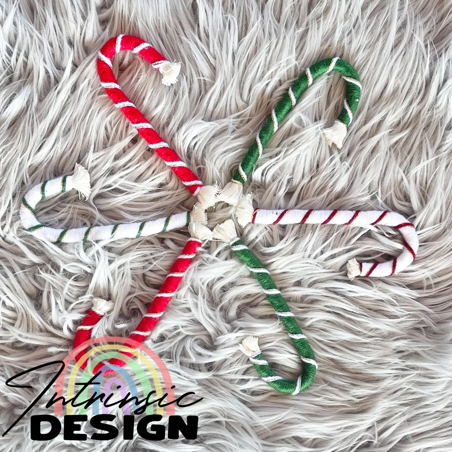 Macrame Candycanes