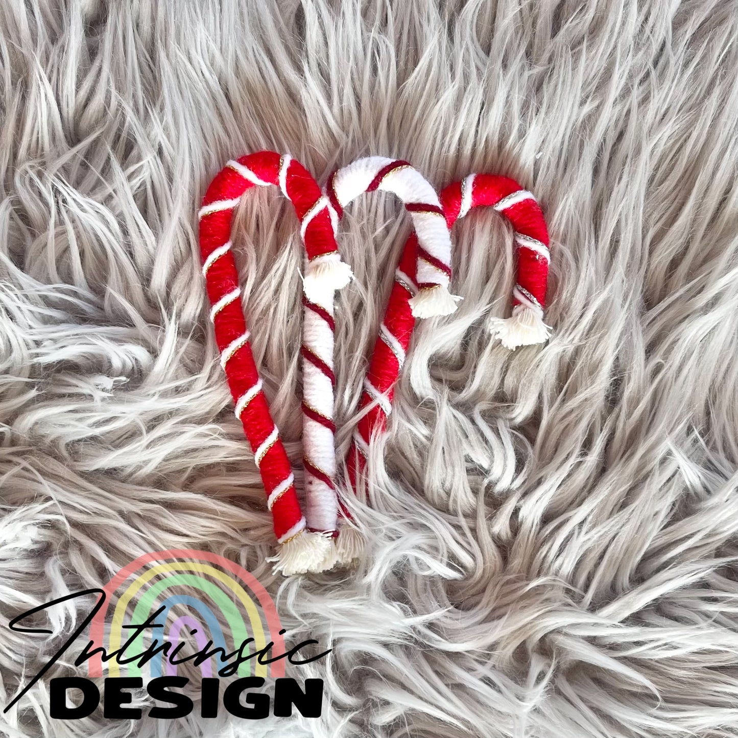 Macrame Candycanes